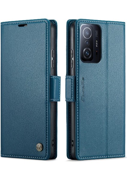 Xiaomi 11T/11T Pro Kickstand Cüzdan Durumda Kart Yuvası Durumda (Yurt Dışından)