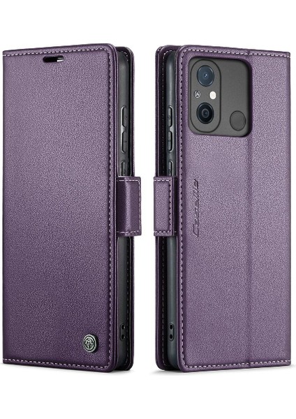 Xiaomi Redmi 12C Darbeye Durumda Cüzdan Durumda Kickstand (Yurt Dışından)