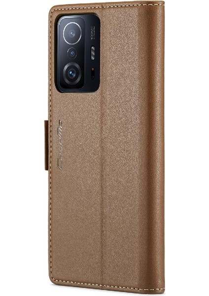 Xiaomi 11T/11T Pro Kickstand Cüzdan Durumda Kart Yuvası Durumda (Yurt Dışından) modelleri