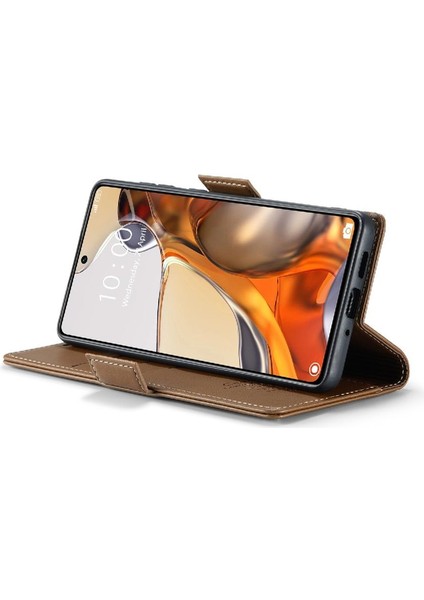 Xiaomi 11T/11T Pro Kickstand Cüzdan Durumda Kart Yuvası Durumda (Yurt Dışından) fırsatları