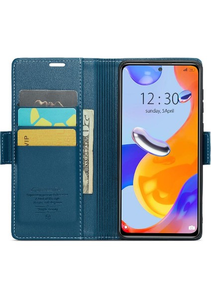 Xiaomi Redmi Not 11 Pro 4g Için Caseme Durumda/5g Cüzdan Durumda Kart Yuvası Anti (Yurt Dışından)