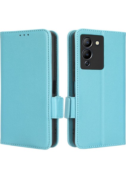 Infinix Not 12 G96 Kart Yuvaları Için Kılıf Tutucu Cüzdan Manyetik Pu Deri (Yurt Dışından)