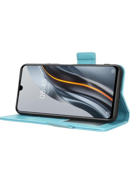 Infinix Not 12 G96 Kart Yuvaları Için Kılıf Tutucu Cüzdan Manyetik Pu Deri (Yurt Dışından)