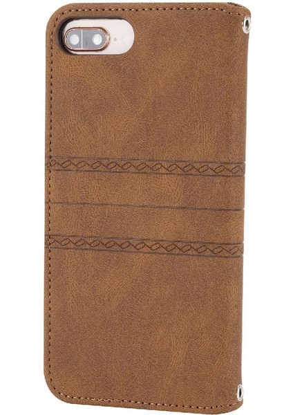 Iphone 8 Için Flip Case Artı Kickstand Darbeye Koruyucu Manyetik Kılıf (Yurt Dışından) indirimleri
