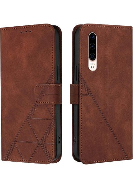 Mays Home1 Huawei P30 Kredi Kartı Tutucu Flip Folio Kitap Koruyucu Cüzdan Için Kılıf (Yurt Dışından)