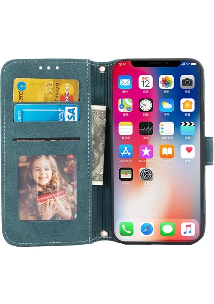 Iphone Xr Için Flip Case Manyetik Kapatma Cüzdan Kılıf Kickstand Darbeye (Yurt Dışından)