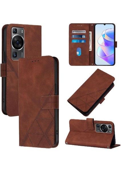 Huawei P60/P60 Pro Pu Deri Cüzdan Kapak Flip Folio Kitap Kredi (Yurt Dışından) fiyatları