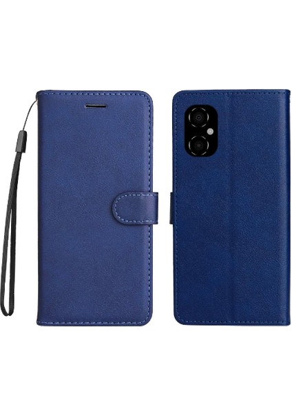 Xiaomi Poco M4 5g Için Flip Case Yüksek Kalite Deri Iş Cüzdan Telefon (Yurt Dışından)