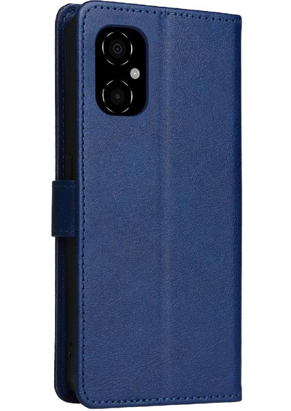 Xiaomi Poco M4 5g Için Flip Case Yüksek Kalite Deri Iş Cüzdan Telefon (Yurt Dışından)