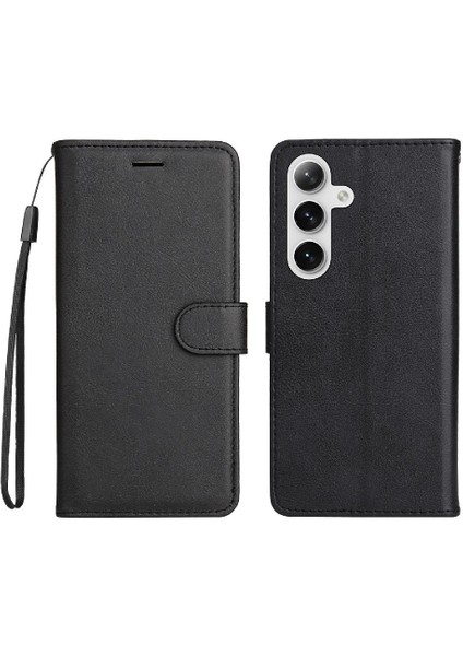 Kart Yuvası Iş Cüzdan Telefon ile Samsung Galaxy S24 Artı Için Flip Case (Yurt Dışından)