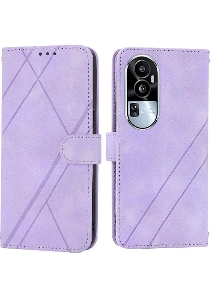 Oppo RENO10 Pro Artı 5g Için Filp Durumda Kickstand Anti Scratch Tam Pu Kayış (Yurt Dışından)