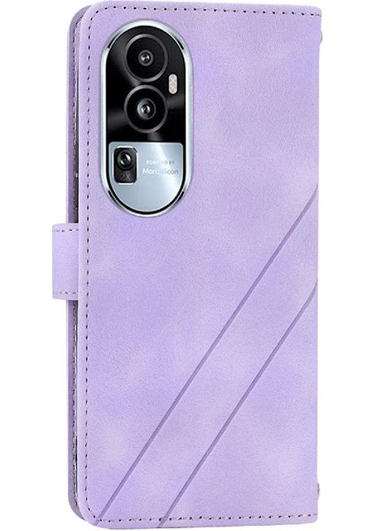 Oppo RENO10 Pro Artı 5g Için Filp Durumda Kickstand Anti Scratch Tam Pu Kayış (Yurt Dışından)