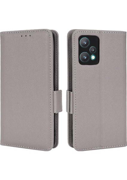 Realme 9 5g Kart Yuvaları Tutucu Pu Deri Manyetik Yan Toka Için Kılıf (Yurt Dışından)