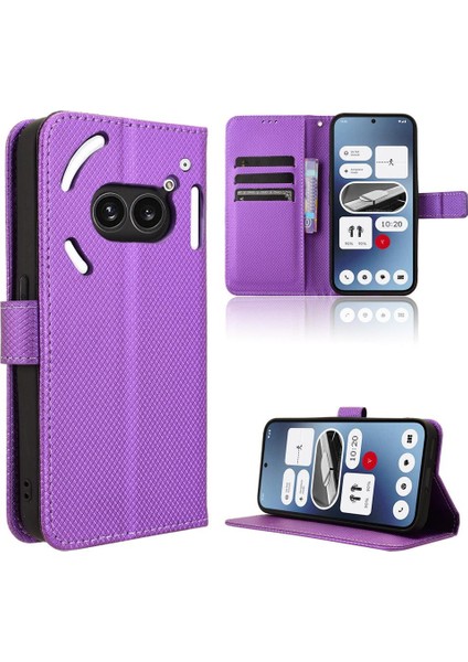 Nothing Telefon 2A Kart Tutucu Kickstand Kapak Manyetik Cüzdan (Yurt Dışından)