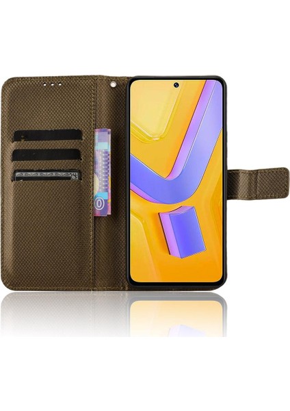 Vivo Y200E 5g Manyetik Cüzdan Kapak Kart Tutucu Kickstand Için Kılıf (Yurt Dışından) modelleri