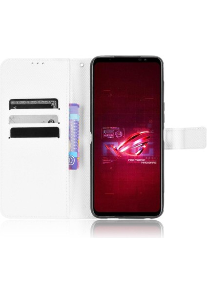Asus Rog Telefon 6 Kickstand Manyetik Cüzdan Kapak Kart Tutucu Için Kılıf (Yurt Dışından)