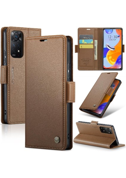 Xiaomi Redmi Not 11 Pro 4g Için Caseme Durumda/5g Cüzdan Durumda Kart Yuvası Anti (Yurt Dışından)