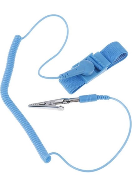 Kablolu Antistatik Bileklik 150CM Elektrostatik Topraklama Deşarj Kablosu fırsatları