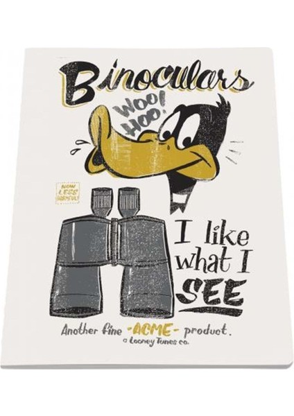 Umur Trendy 19 x 26 Looney Tunes 60 Yaprak Çizgili Defter