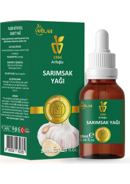 Arlab Sarımsak Yağı 10ML %100 Saf Arifoğlu