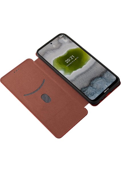Nokia X10/X20 Kart Ekleme Tam Koruma Manyetik Karbon Için Kılıf (Yurt Dışından) indirimleri
