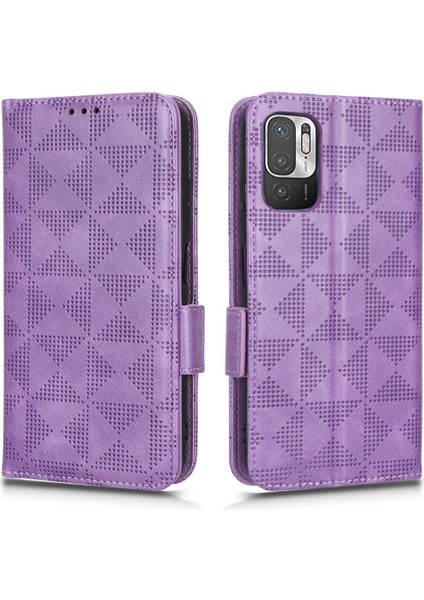 Xiaomi Redmi Not 10T 5g Görüntüleme Için Kılıf Standı Pu Deri Kapak Kapak 3 (Yurt Dışından)