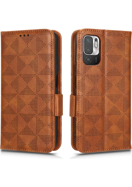 Xiaomi Redmi Not 10 5g Pu Deri Görüntüleme Standı 3 Kart Tutucu (Yurt Dışından)