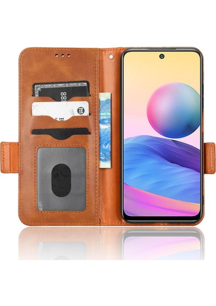 Xiaomi Redmi Not 10 5g Pu Deri Görüntüleme Standı 3 Kart Tutucu (Yurt Dışından) indirimleri