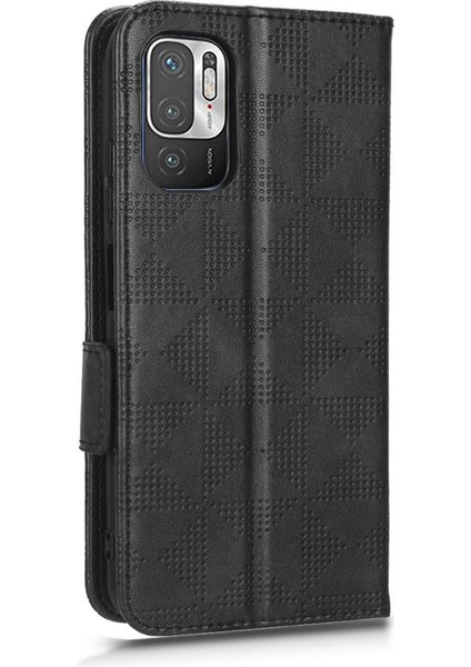 Xiaomi Redmi Not 10T 5g Görüntüleme Için Kılıf Standı Pu Deri Kapak Kapak 3 (Yurt Dışından)