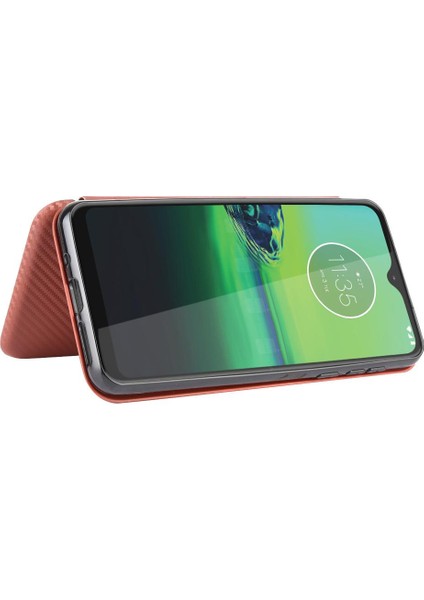 Motorola Moto Bir Makro/g8 Için Kılıf Kart Tutucu Kickstand Tam ile Oynamak (Yurt Dışından)