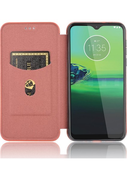 Motorola Moto Bir Makro/g8 Için Kılıf Kart Tutucu Kickstand Tam ile Oynamak (Yurt Dışından) fırsatları