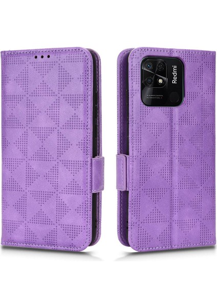 Xiaomi Redmi 10C Flip Kapak Cüzdan Pu Deri Görüntüleme Standı 3 (Yurt Dışından)