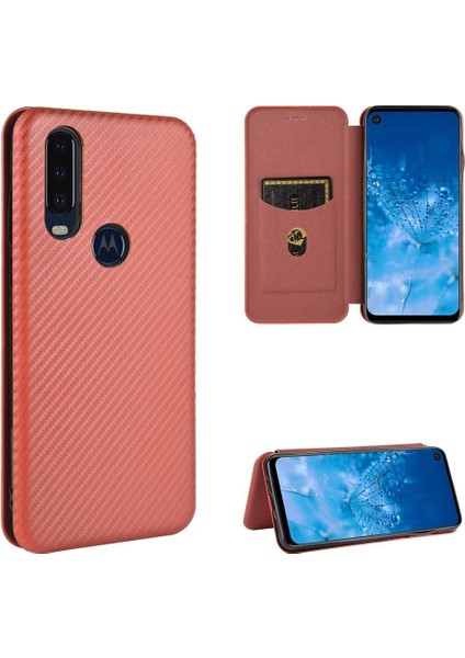 Motorola Moto Bir Makro/g8 Manyetik Karbon Fiber Deri Oynamak Için Kılıf (Yurt Dışından) fiyatları