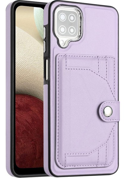 Samsung Galaxy A12 5g Kart Tutucu Premium Pu Deri Kickstand (Yurt Dışından) indirimleri