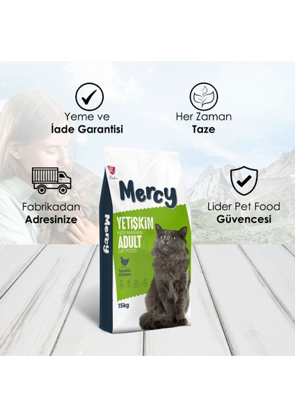 Tavuklu Yetişkin Kedi Maması 15 Kg