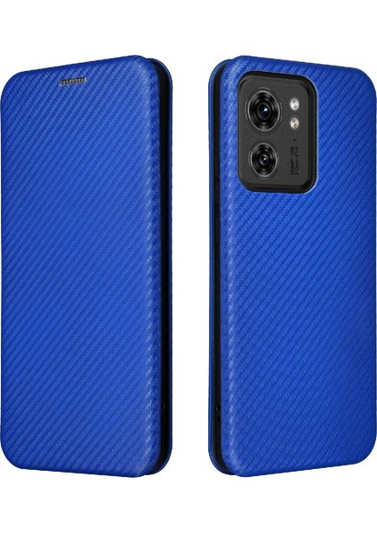 Kart Sahibi ile Motorola Moto EDGE40 Deri Folio Flip Case Için Kılıf (Yurt Dışından)