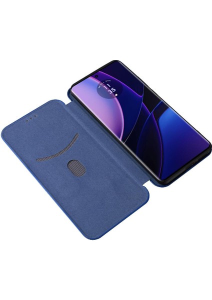 Kart Sahibi ile Motorola Moto EDGE40 Deri Folio Flip Case Için Kılıf (Yurt Dışından)