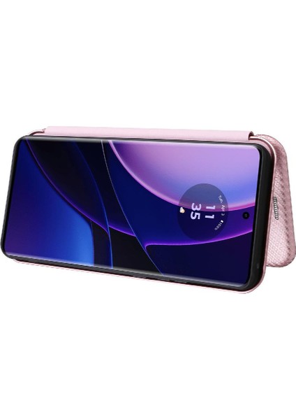 Kart Sahibi ile Motorola Moto EDGE40 Deri Folio Flip Case Için Kılıf (Yurt Dışından) modelleri