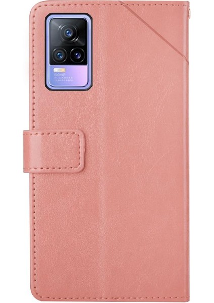 Vivo V21E Telefon Kılıfı Için Kickstand Dayanıklı Kapak Kapak Kitap Katlanır (Yurt Dışından)