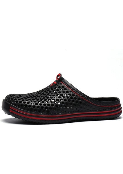 Polali 2021 Yazlık Terlik Erkekler Oymak Nefes Plaj Flip Flop Unisex Rahat Slip-On Daireler Sandalet Erkek Ayakkabısı Boyutu 45 (Yurt Dışından)