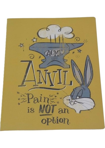 Umur Trendy 19 x 26 Looney Tunes 60 Yaprak Kareli Defter