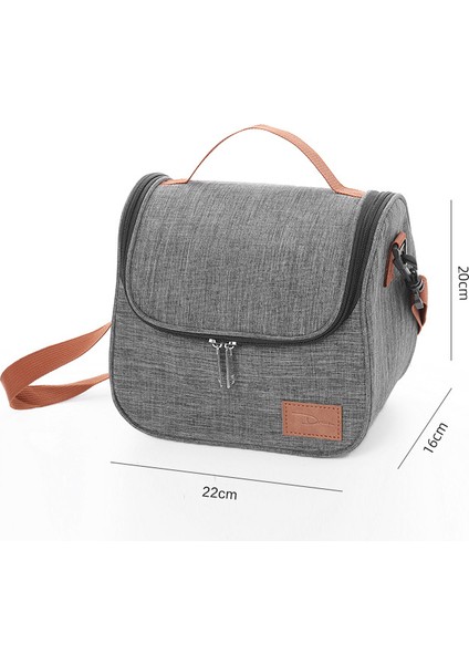 Crossbody Yalıtımlı Öğle Yemeği Çantası (Yurt Dışından)