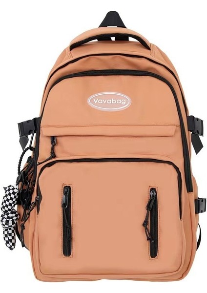 Basit Çift Sırt Çantası Ortaokul Öğrencisi Okul Çantası (Yurt Dışından)