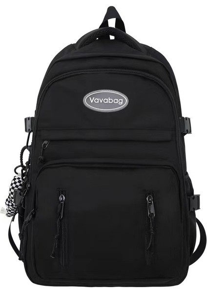 Basit Çift Sırt Çantası Ortaokul Öğrencisi Okul Çantası (Yurt Dışından)