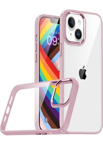 Apple iPhone 14 Plus Kılıf Kamera Korumalı Mat Renkli Silikon