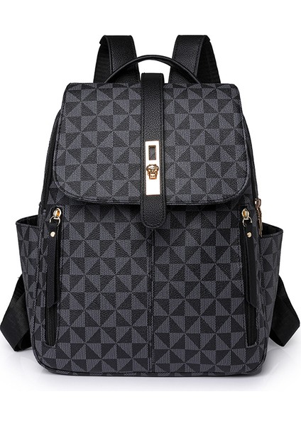 Büyük Kapasiteli Çok Yönlü Sırt Çantası Moda Kadın Sırt Çantası Rahat Moda Üst Düzey Seyahat Sırt Çantası (Yurt Dışından)