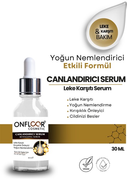 Canlandırıcı Serum 30 Ml Anti-Wrinkle & Intense Hydration