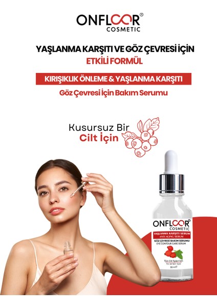 Anti Aging Göz Ve Çevresi Bakım Serumu 30ml