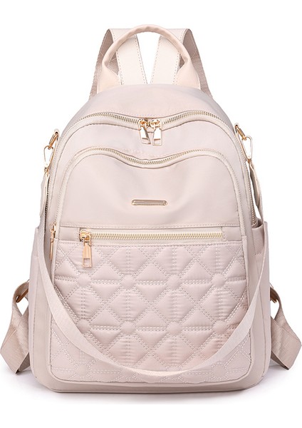 Sırt Çantası Yeni Kadın Sırt Çantası Kore Versiyonu Çok Yönlü Büyük Kapasiteli Su Geçirmez Seyahat Sırt Çantası (Yurt Dışından)