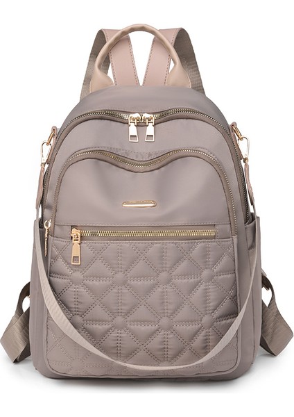 Sırt Çantası Yeni Kadın Sırt Çantası Kore Versiyonu Çok Yönlü Büyük Kapasiteli Su Geçirmez Seyahat Sırt Çantası (Yurt Dışından)